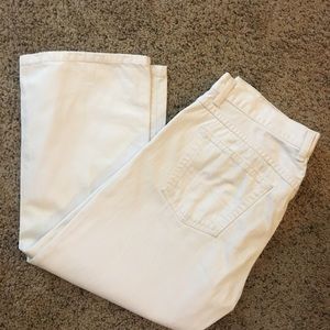 White Capri Jeans